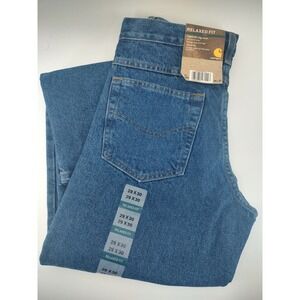 Carhartt B17 DST Relaxed Fit Tapered Leg Jeans Mens 29x30 Dark Stone Blue NWT